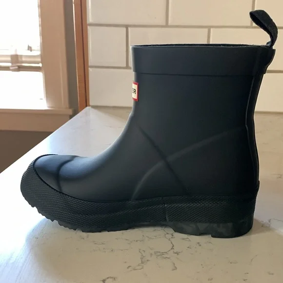 Hunter Kids Classic Black Rain Boots - Picture 6 of 7
